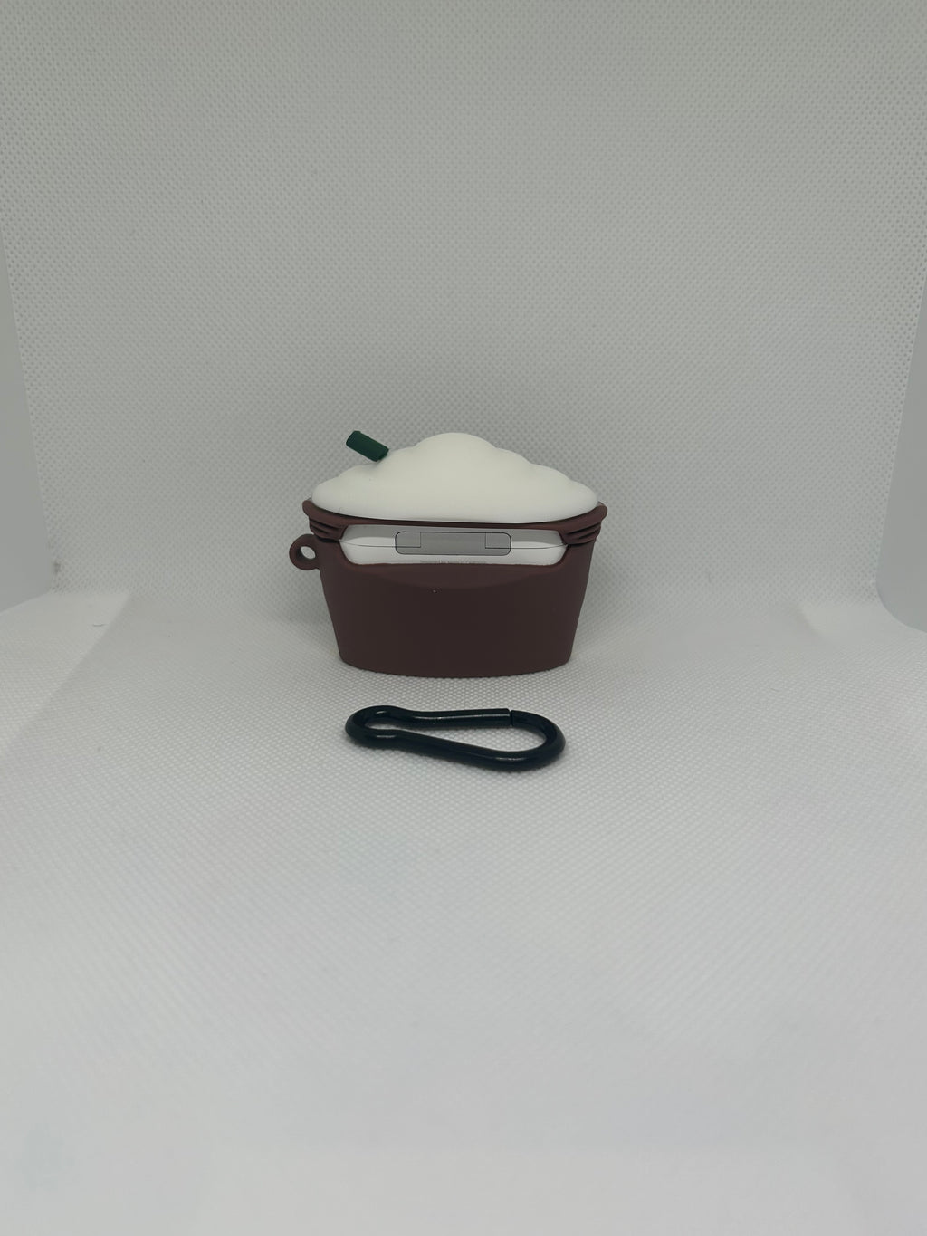 Husă AirPods cu design StarBucks + breloc