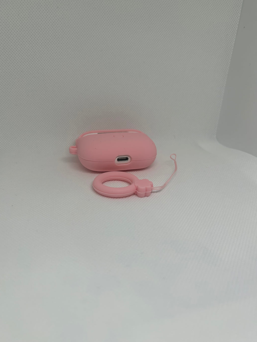 Husă AirPods cu design Cat's paw + breloc