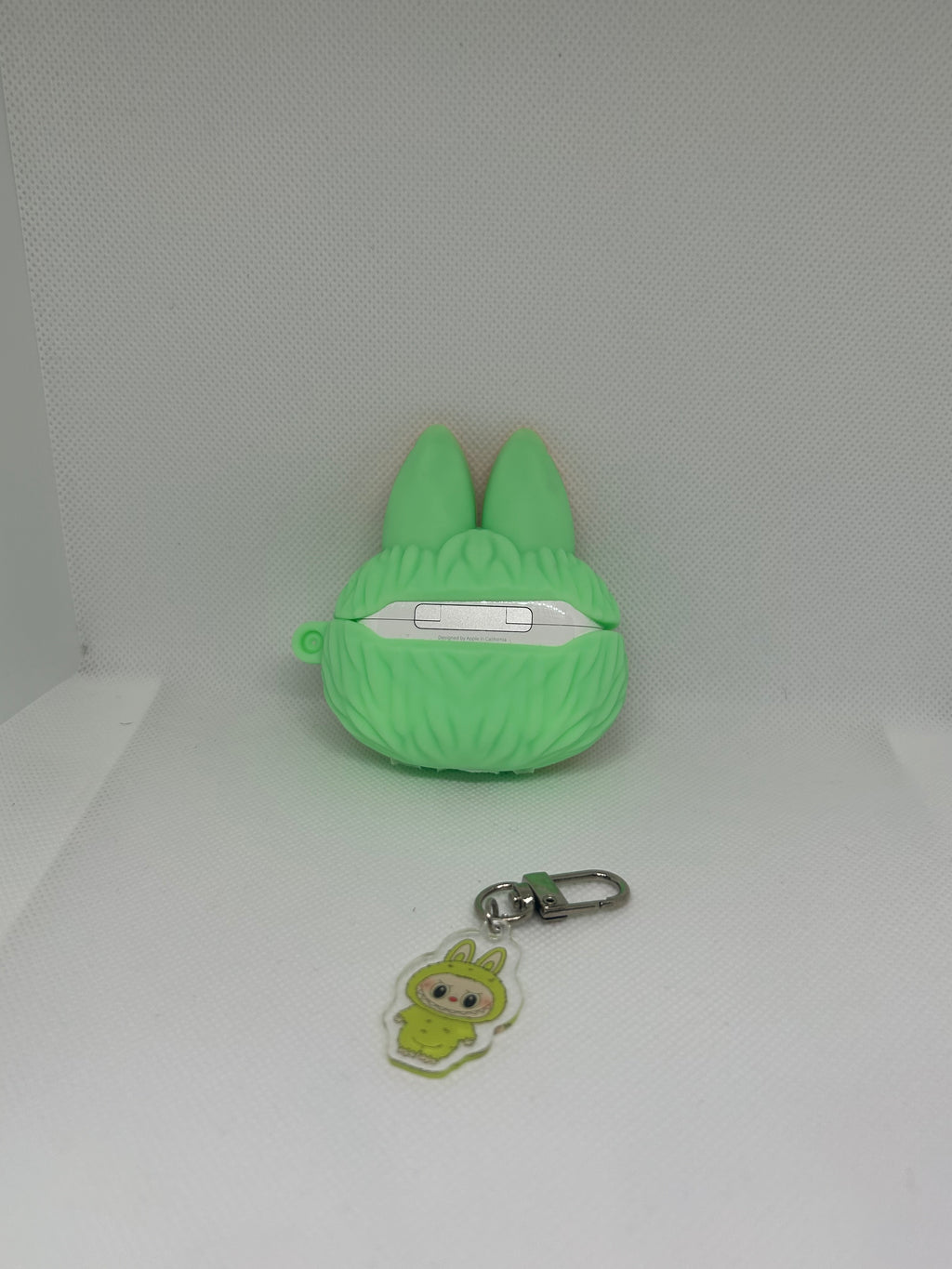 Husă AirPods cu design Labubu + breloc Labubu