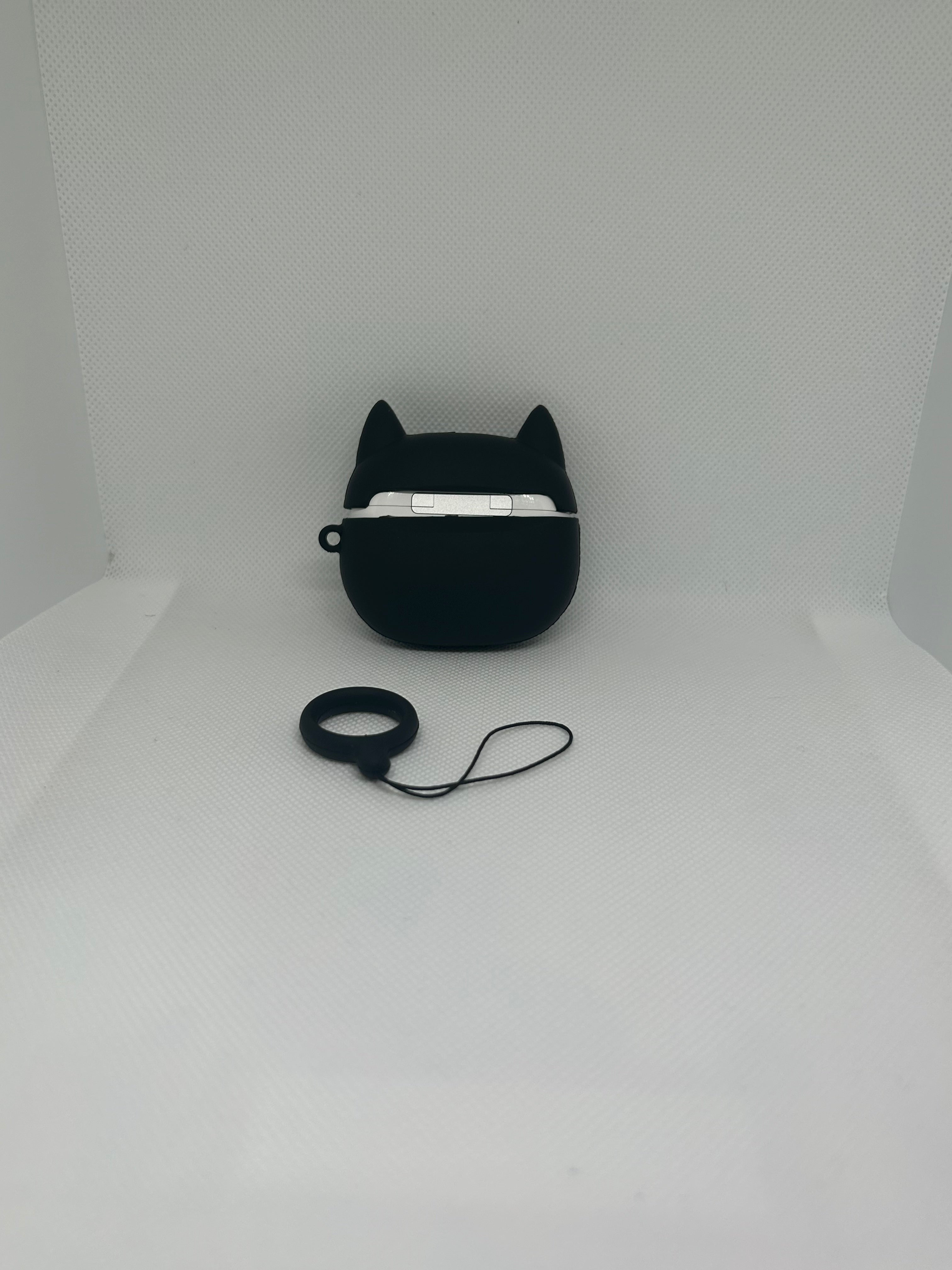 Husă AirPods cu design Black Panter + breloc